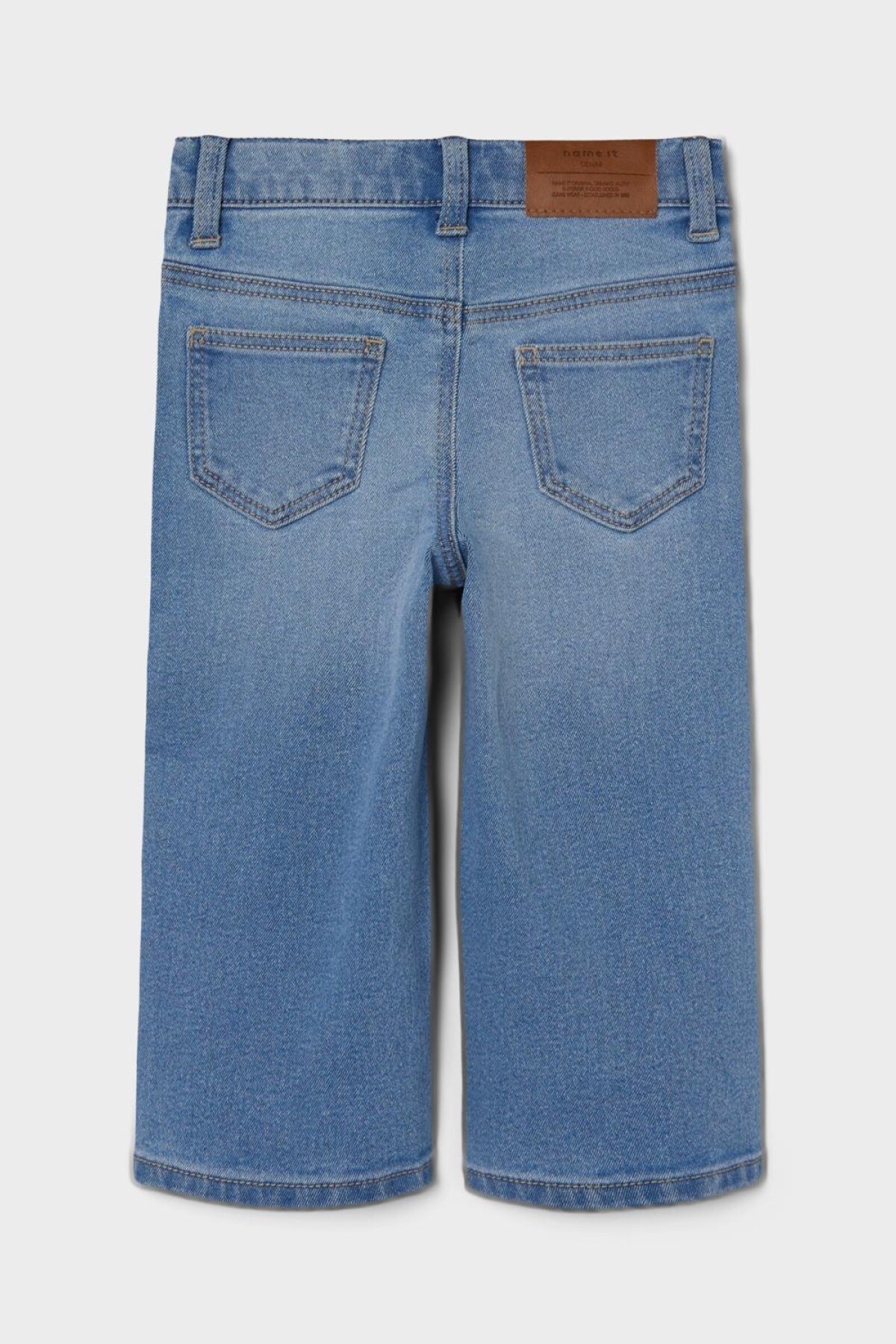 Jean Rose Wide Medium Blue Denim