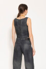 TOP LINA COATED Azul