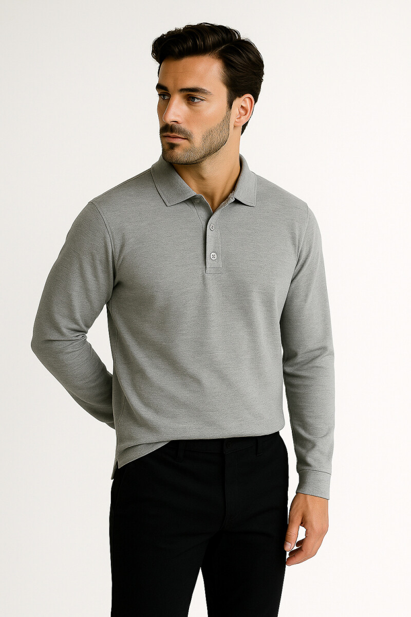 Remera Fredrik - Gris Melange 