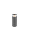 BOLARDO KANE 30 CM Luminaria Bolardo Exterior Kane 30 cm Gris Grafito