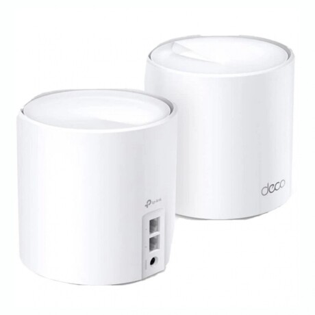 Router Repetidor De WiFi TP-LINK Deco X20 AX1800 220V WiFi 6 - Blanco Pack X 2 Router Repetidor De WiFi TP-LINK Deco X20 AX1800 220V WiFi 6 - Blanco Pack X 2