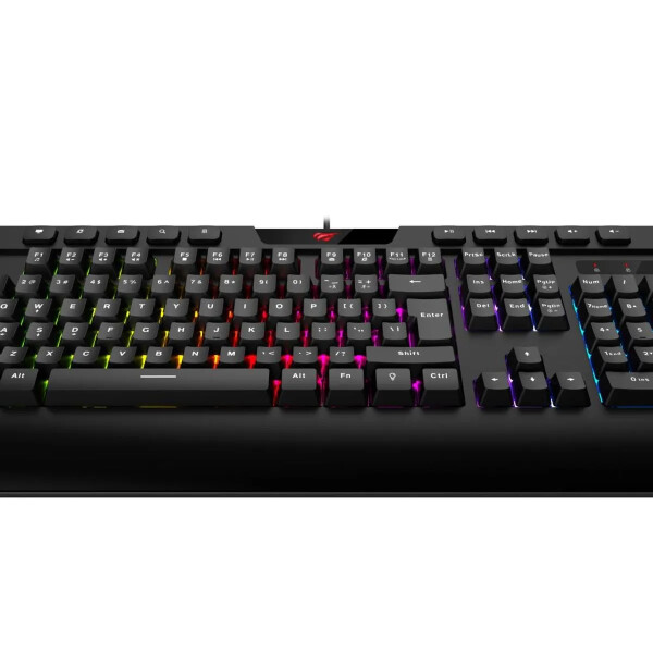 Teclado Gamer Retroiluminado Havit Hv-kb487l TECLADO HAVIT KB487 GAMER CON CABLE RGB