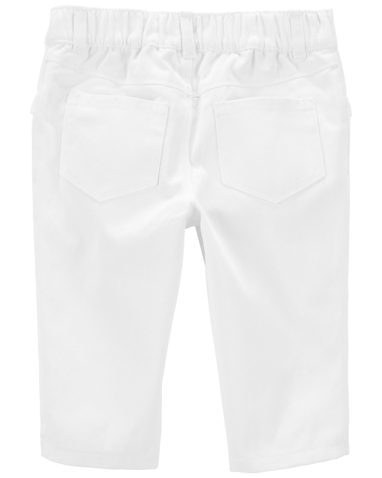 Set dos piezas pantalón y blusa de algodón con volados Sin color