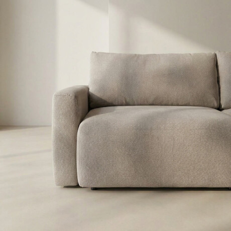 Sofá Cama Empeiro (Retráctil) - Tela Microfibra FX4-11 (Tostado)