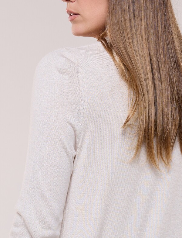 Cardigan Largo Abierto BEIGE