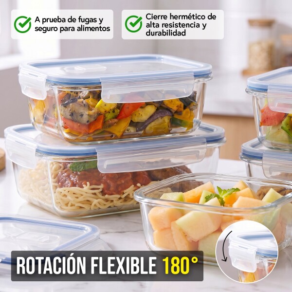 Juego De 8 Tarros De Vidrio Hermeticos Taper Recipientes Contenedores Imback Azul Juego De 8 Tarros De Vidrio Hermeticos Taper Recipientes Contenedores Imback Azul