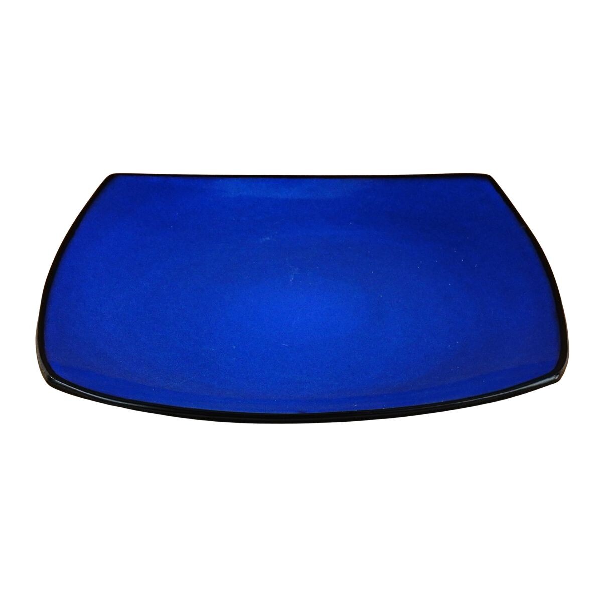 Plato cudrado llano de ceramica 