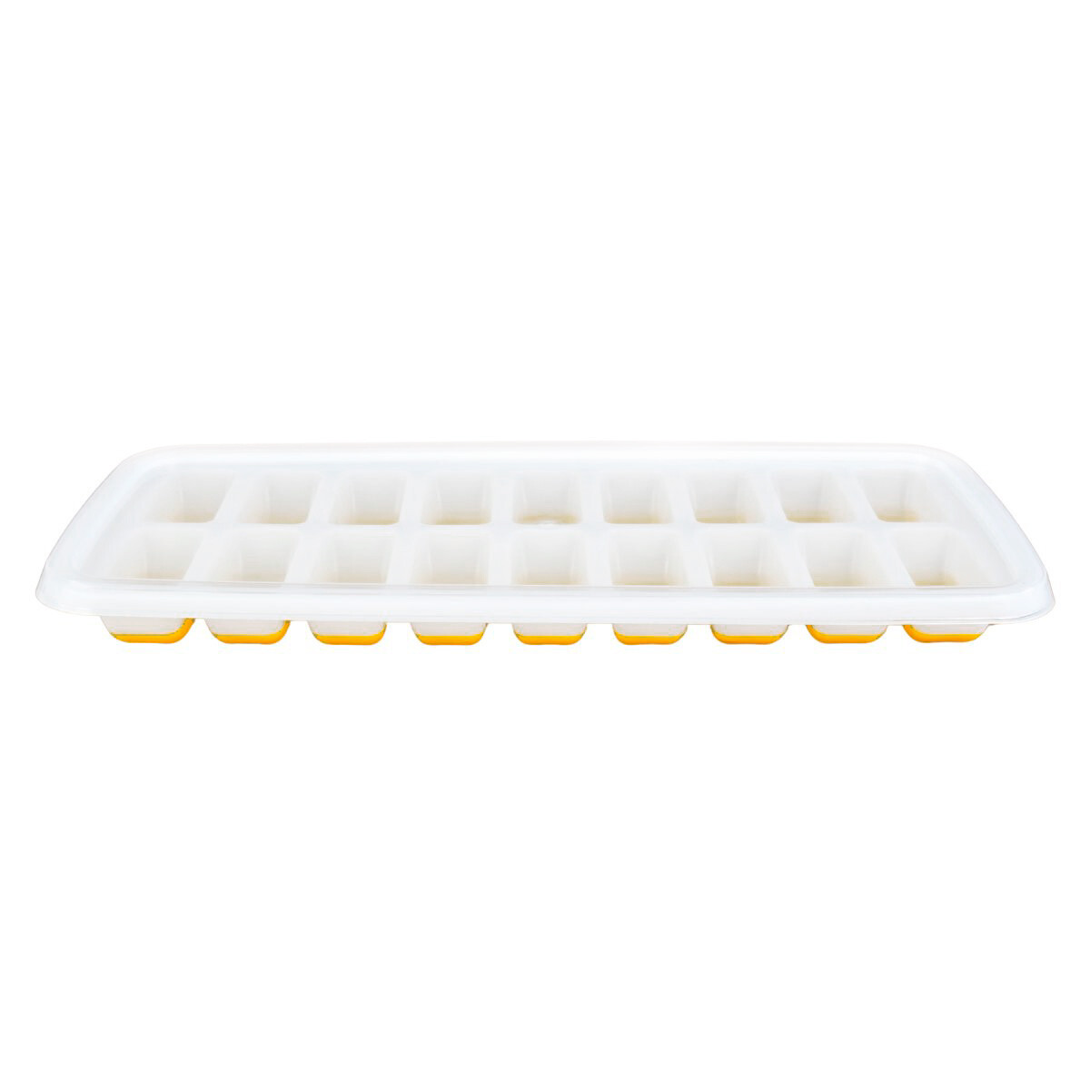 Cubetera de silicona con tapa de plastico 