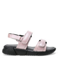 Sandalias de Niña MINI Miss Carol SEMIC con dos velcros Rosado