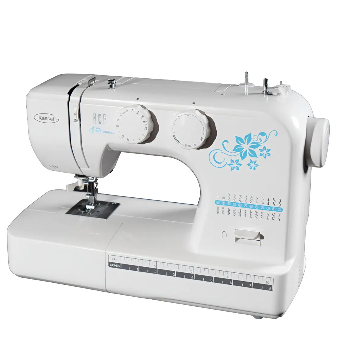 Máquina De Coser Recta Kassel Blanco Ks-mc36 - MAQUINA DE COSER KASSEL KS-MC36 