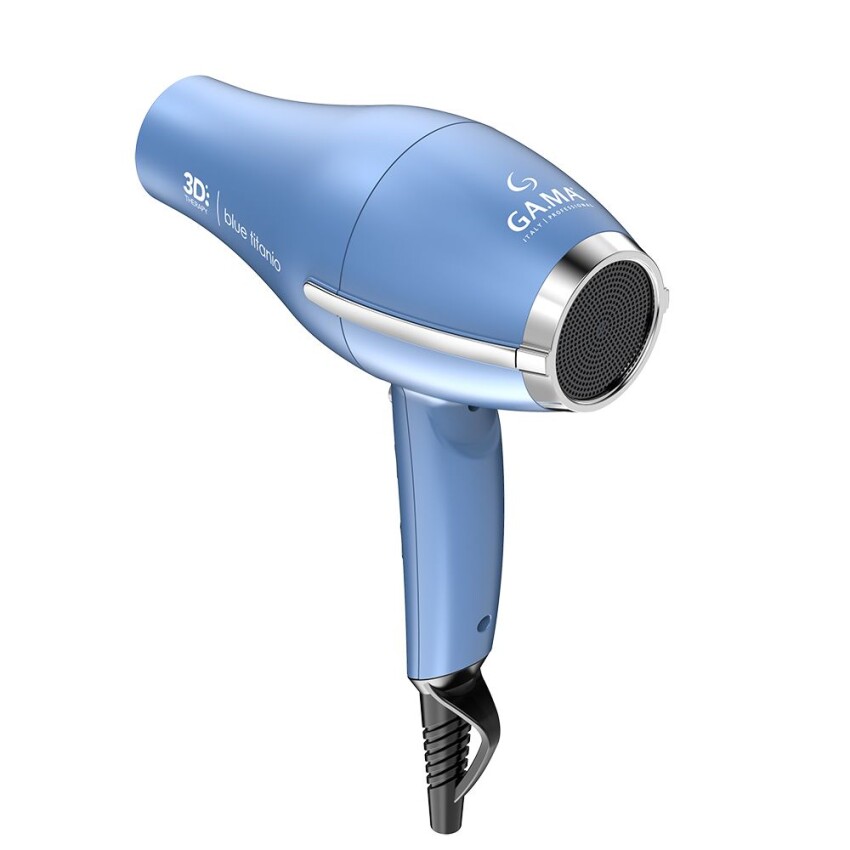 Secador de pelo GAMA Tempo COMPACT 3D blue Titanio Secador de pelo GAMA Tempo COMPACT 3D blue Titanio
