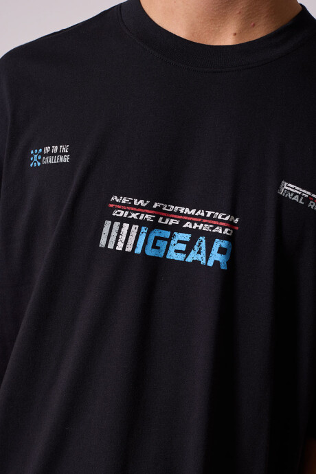 T-SHIRT RIFT DIXIE Negro