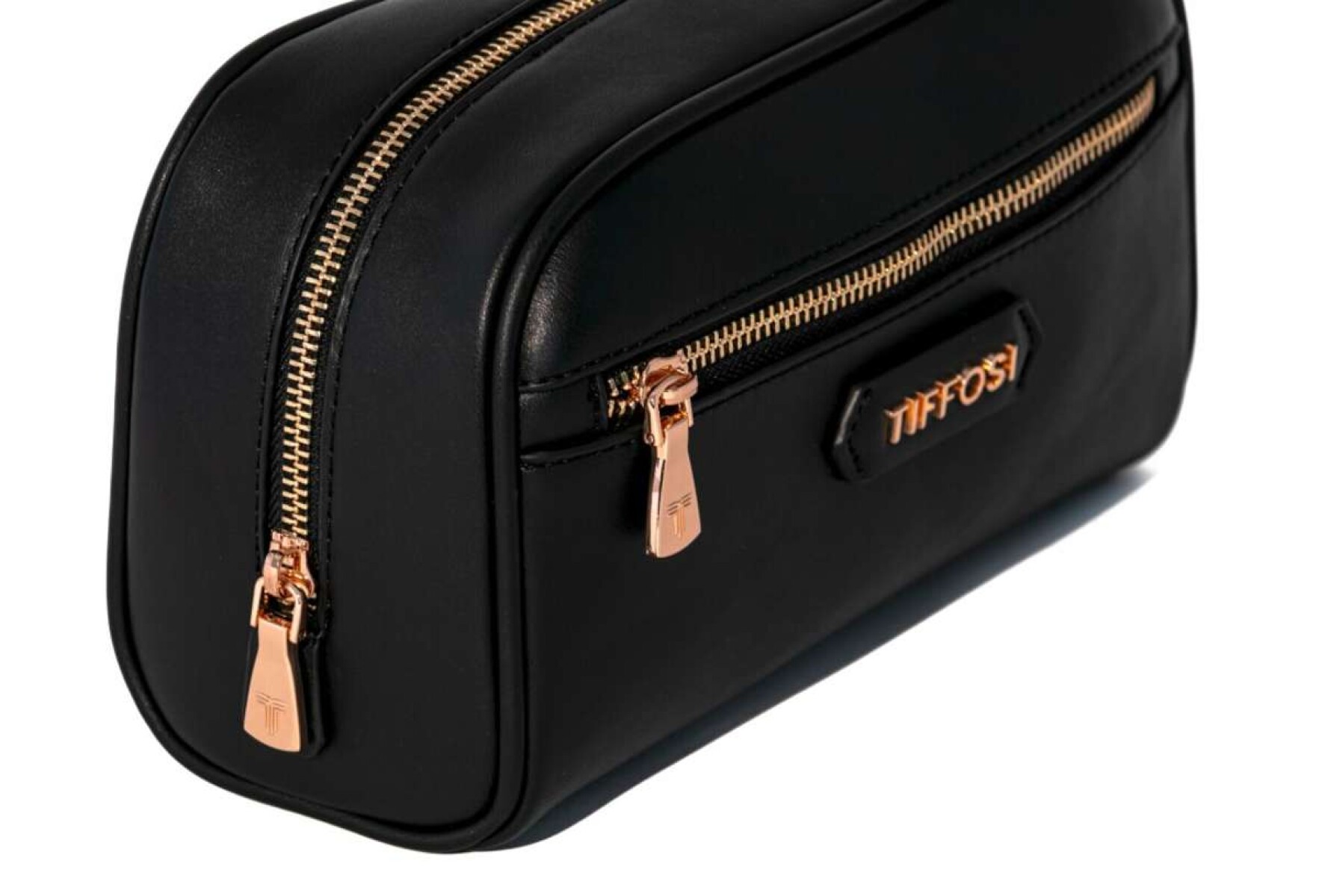 Bolso Tiffosi Neceser Gold Unisex - Negro 
