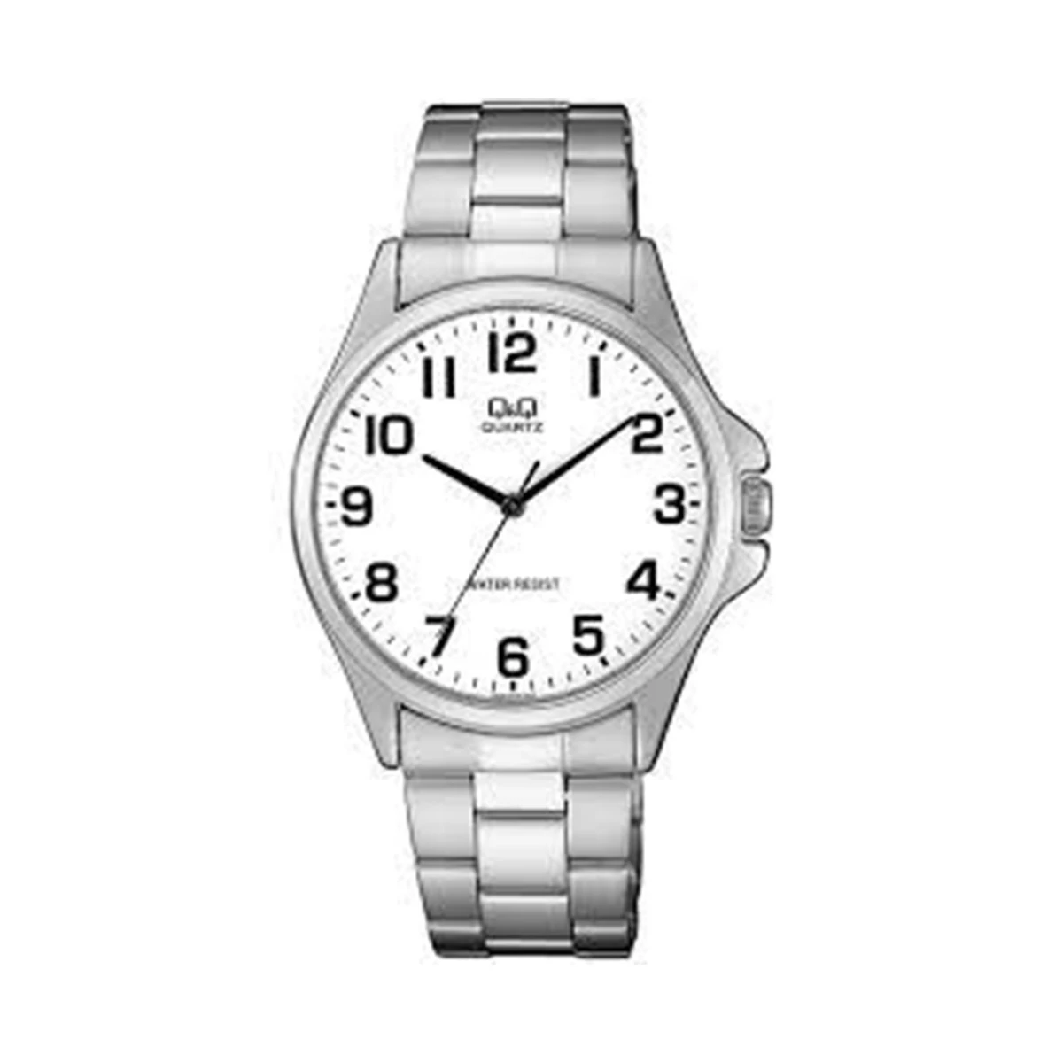 Reloj Analogo Q Q Plateado QA06J204Y 