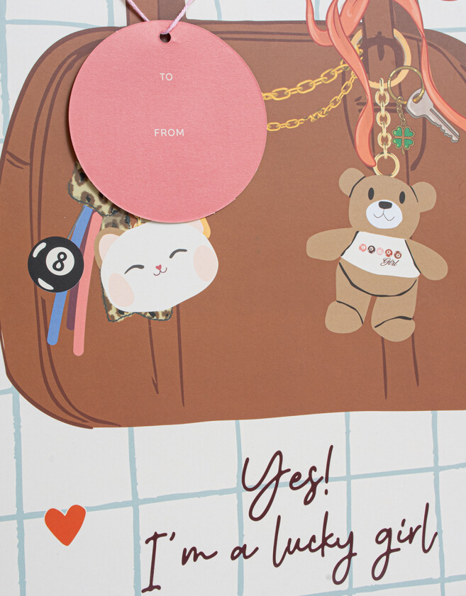 Accesorios Regalos Lúdico Bolsa De Regalo Estampada - Combinacion Multicolor