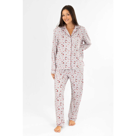 Pijama hello kitty peach americano Rojo