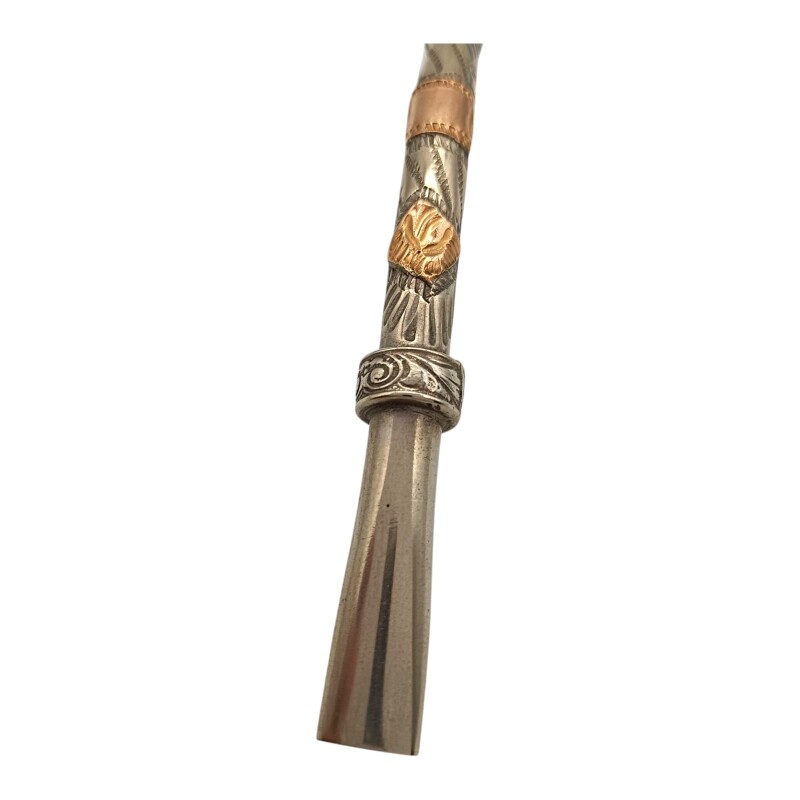 BOMBILLA CRIOLLA PLATA Y ORO 29 bmpo29po