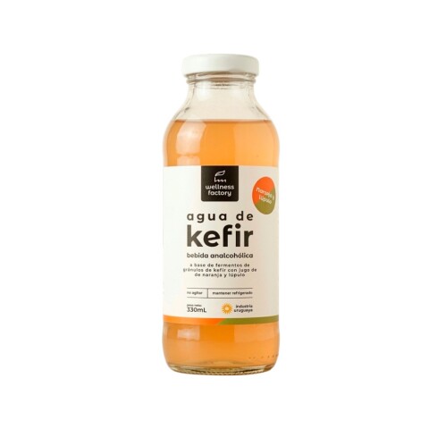Agua de Kefir naranja y lupulo 330ml Agua De Kefir Naranja 330ml