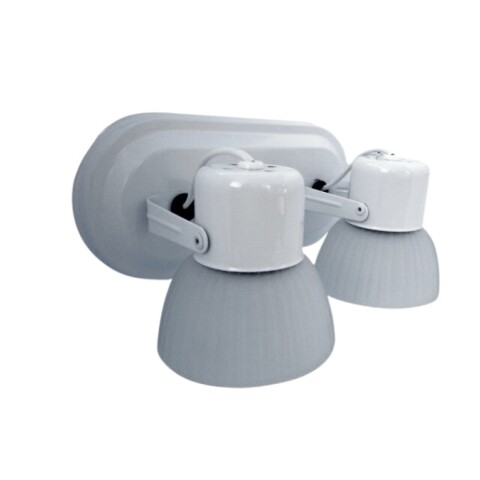 APLIQUE 2 LUCES BASE OVAL BLANCO APLIQUE 2 LUCES BASE OVAL BLANCO