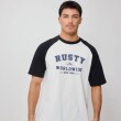 T-SHIRT RUSTY ERNEUS BLA NEGRO