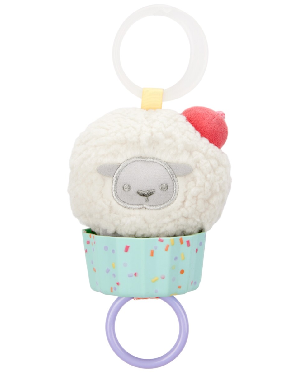 Juguete multisensorial, diseño oveja cupcake 