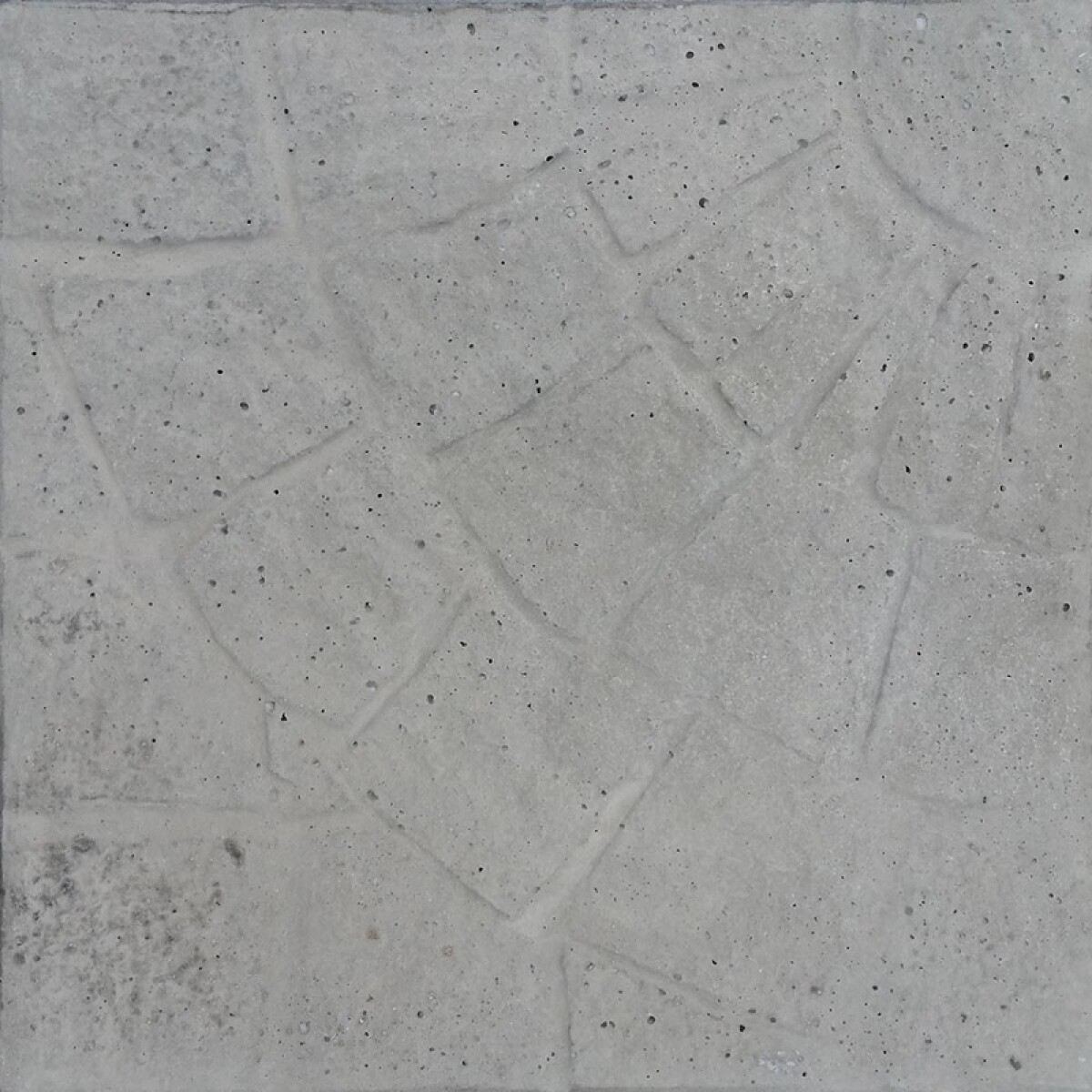 Símil Adoquin Curvo Gris Humo 40x40 Cm 