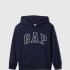 V-NEW CAMPUS LOGO HOOD TAPESTRY NAVY
