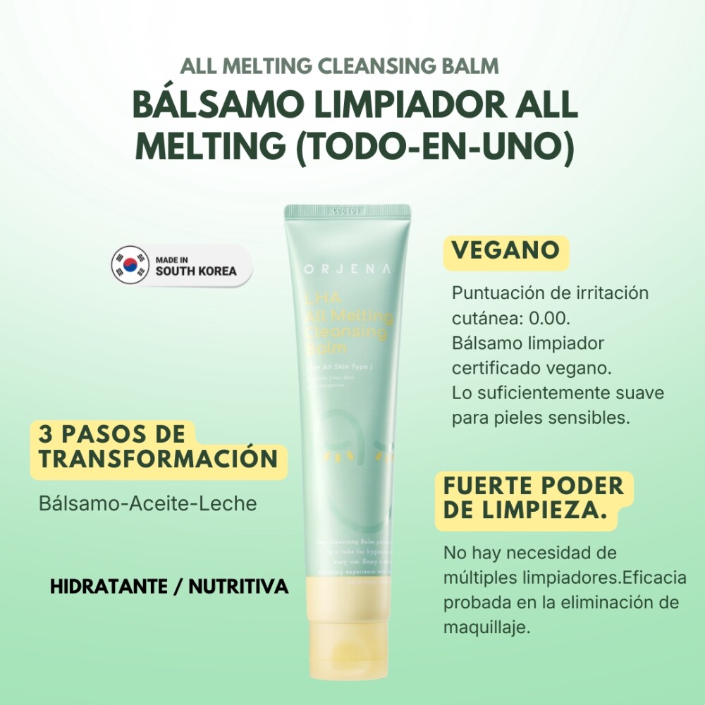 Bálsamo Limpiador Todo en uno ORJENA LHA All Melting Cleansing Balm Bálsamo Limpiador Todo en uno ORJENA LHA All Melting Cleansing Balm
