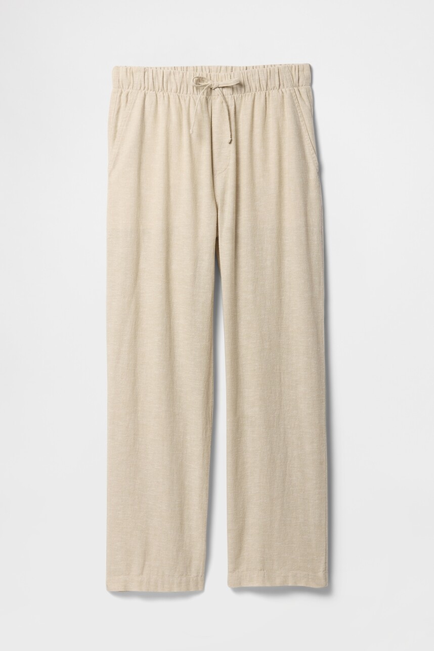 Pantalón De Lino Mujer Flax Linen