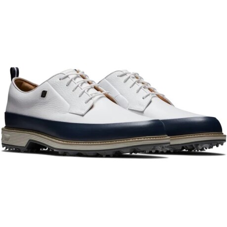 ZAPATO CABALLERO FOOTJOY - PREMIER SERIES CASUAL Blanco liston azul