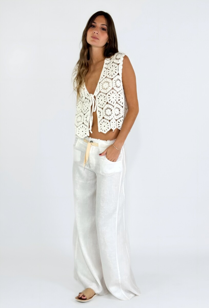 PANTALON WHITNEY - BLANCO 