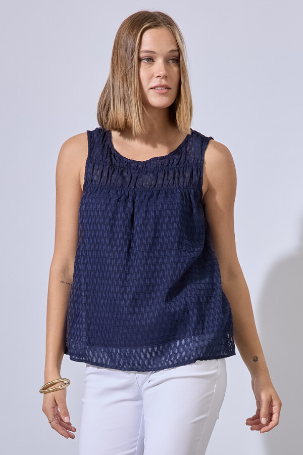 Blusa Gasa Labrada AZUL