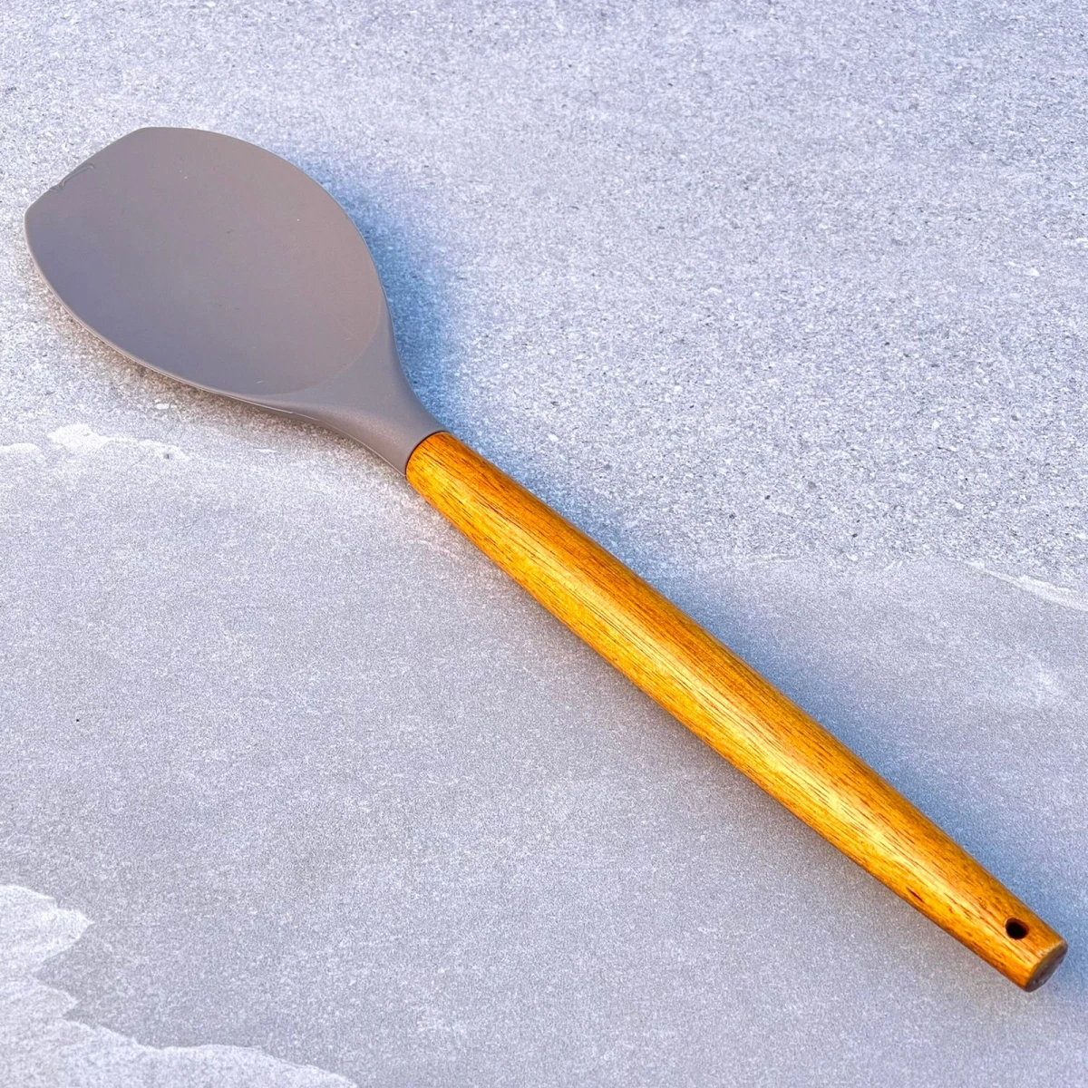 Espátula Repostería Silicona Mango Madera C&E 31cm 