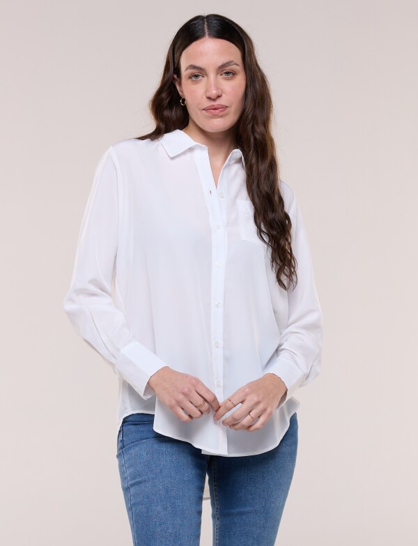 Camisa Satén CRUDO