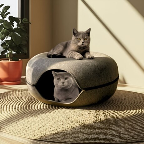 Cama - Cucha Dona Para Gato Mediano Cama - Cucha Dona Para Gato Mediano