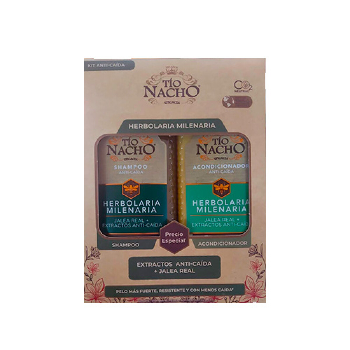 Kit Anti Caída Tío Nacho Shampoo + Acondicionador 415ML 
