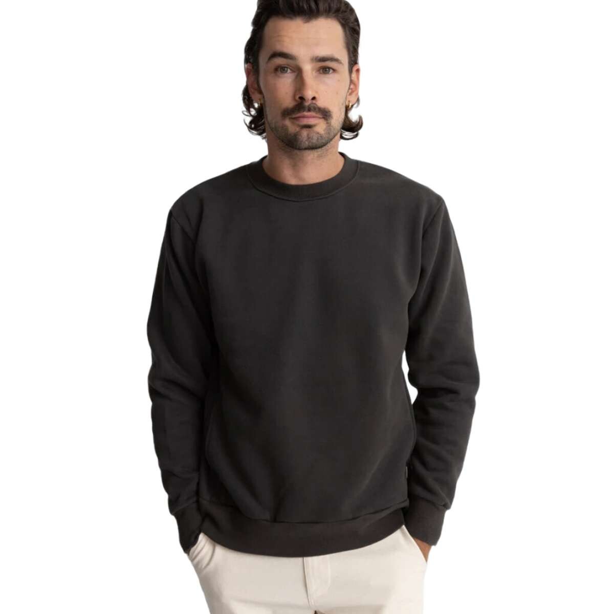 Buzo Rhythm Classic Fleece - Negro 