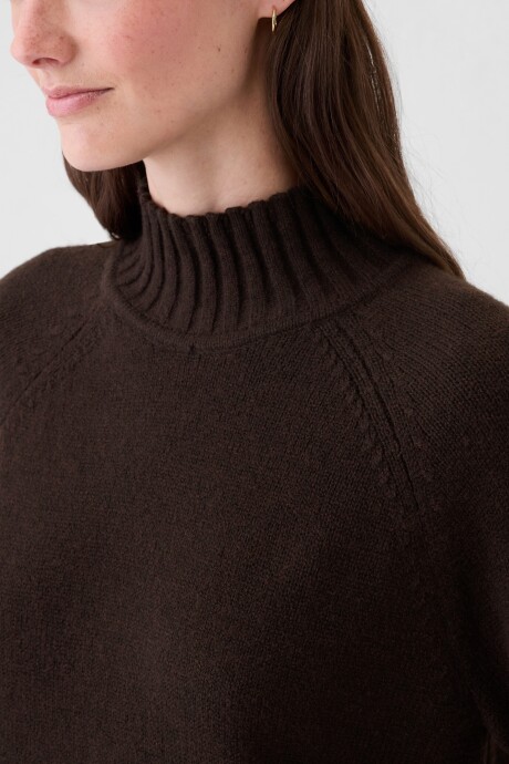 Buzo Polera Cashsoft Mujer Terra Brown