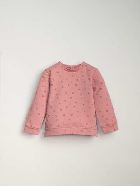Buzo deportivo estampado Animal Rosa