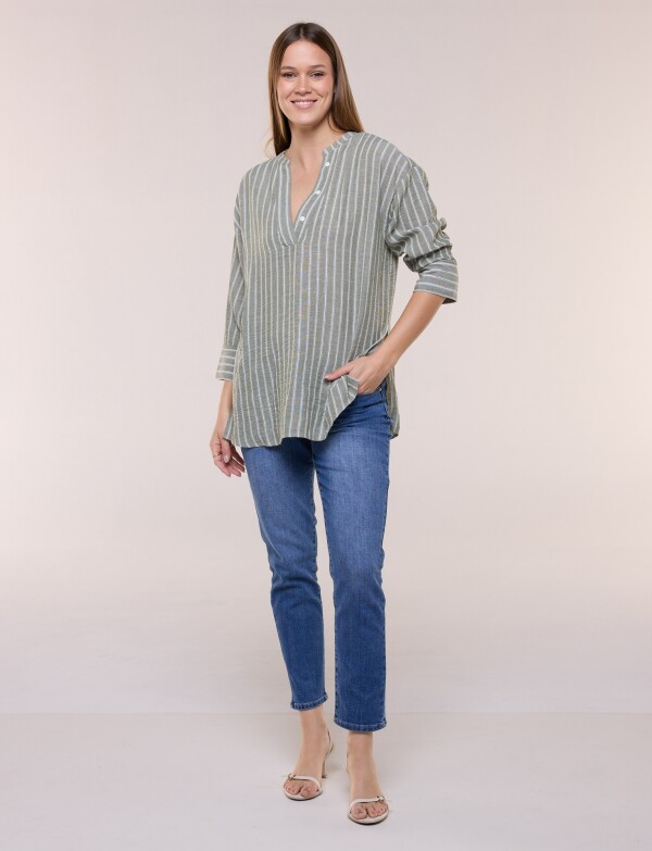 Blusa Lineas OLIVA
