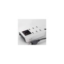 CARGADOR PARED 6 USB 24W 1.8M BLANCO
