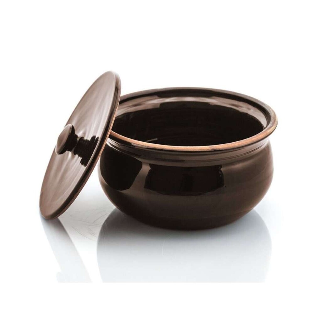 Olla C/Tapa D27X15Cm 4L - Terracota 