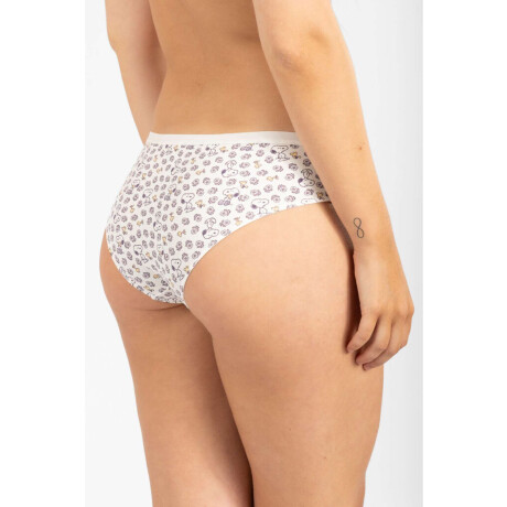 Culotte flower hug Marfil