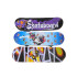 Skate 4 ruedas doble estampa 4 diseños 43x13.5cm Skate 4 Ruedas Doble Estampa 4 Diseños 43x13.5cm