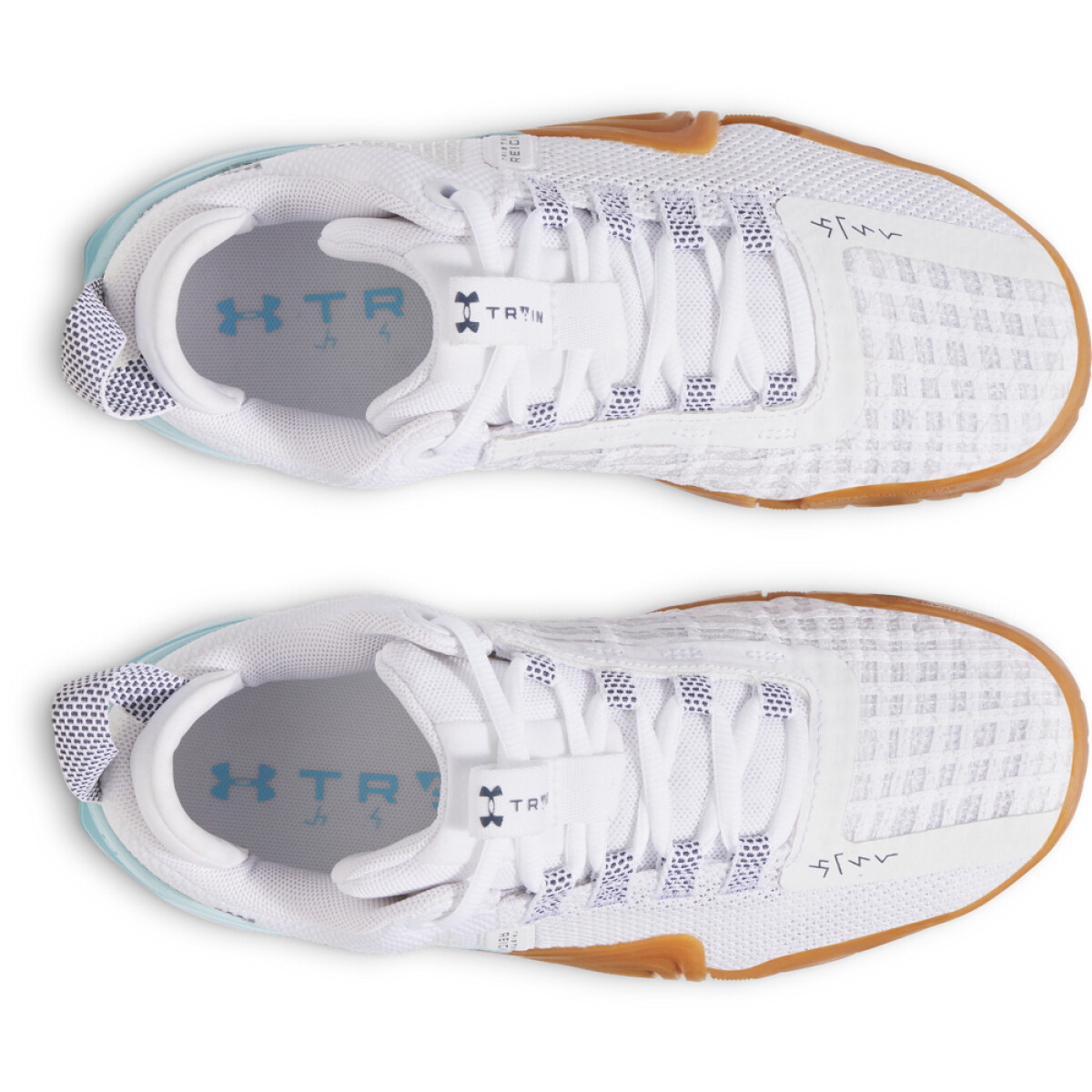 UA W TriBase Reign 6-WHT - BLK-001 