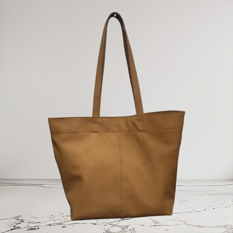 Tote Bag Mona cuero vacuno Whisky