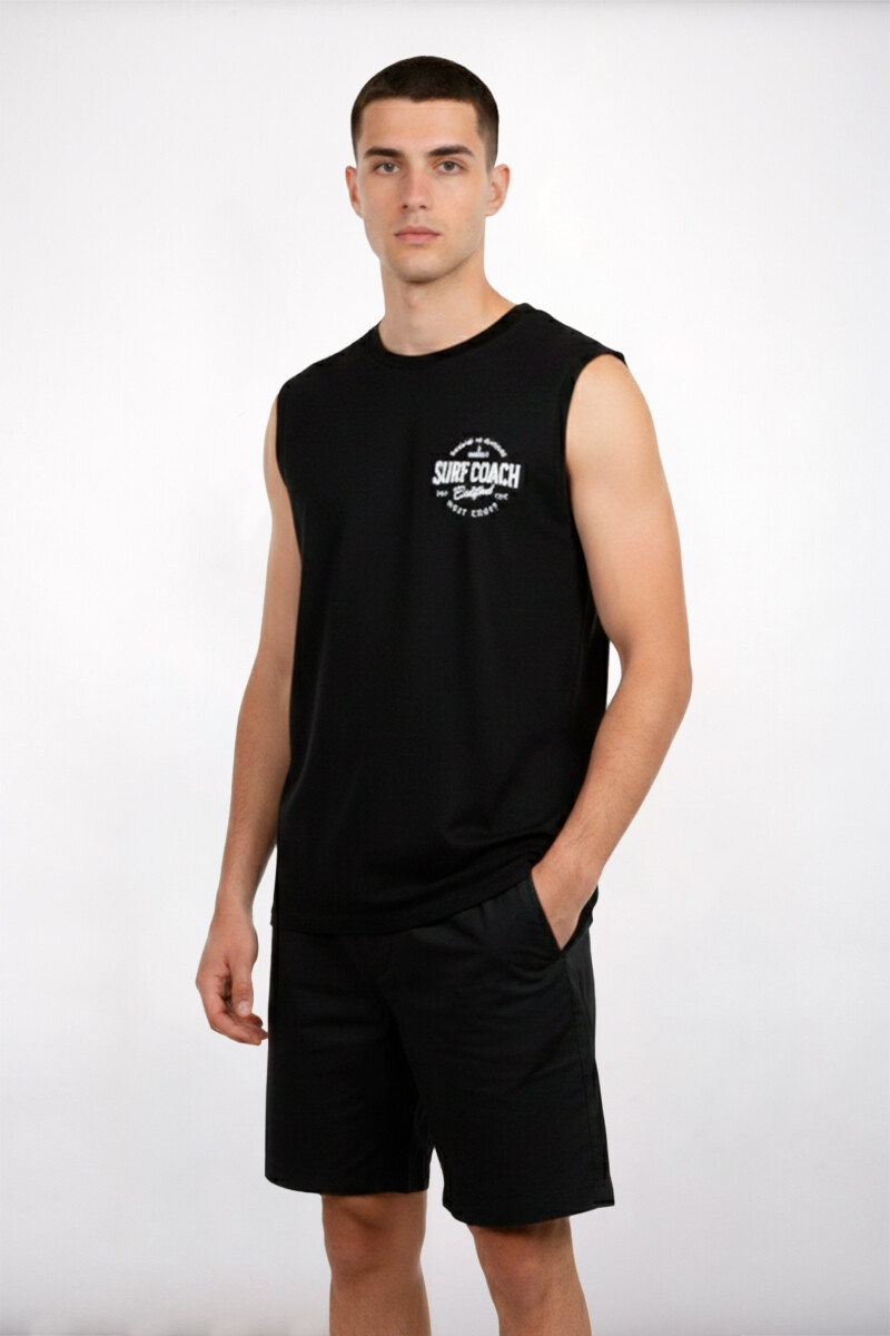 Musculosa Derrida - Negro 