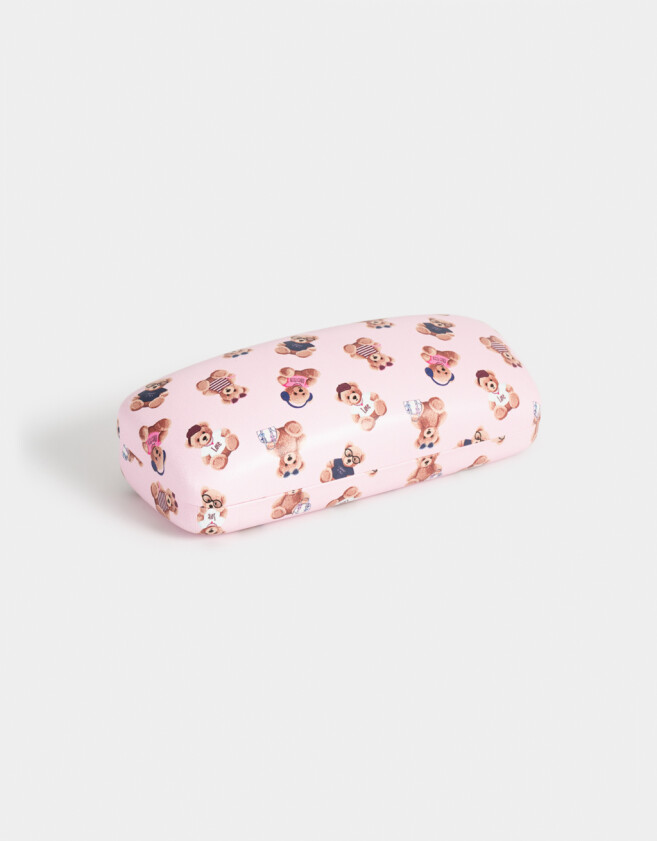 Estuches Anteojos Estampado Estuche De Anteojos Teddy - Rosa Claro