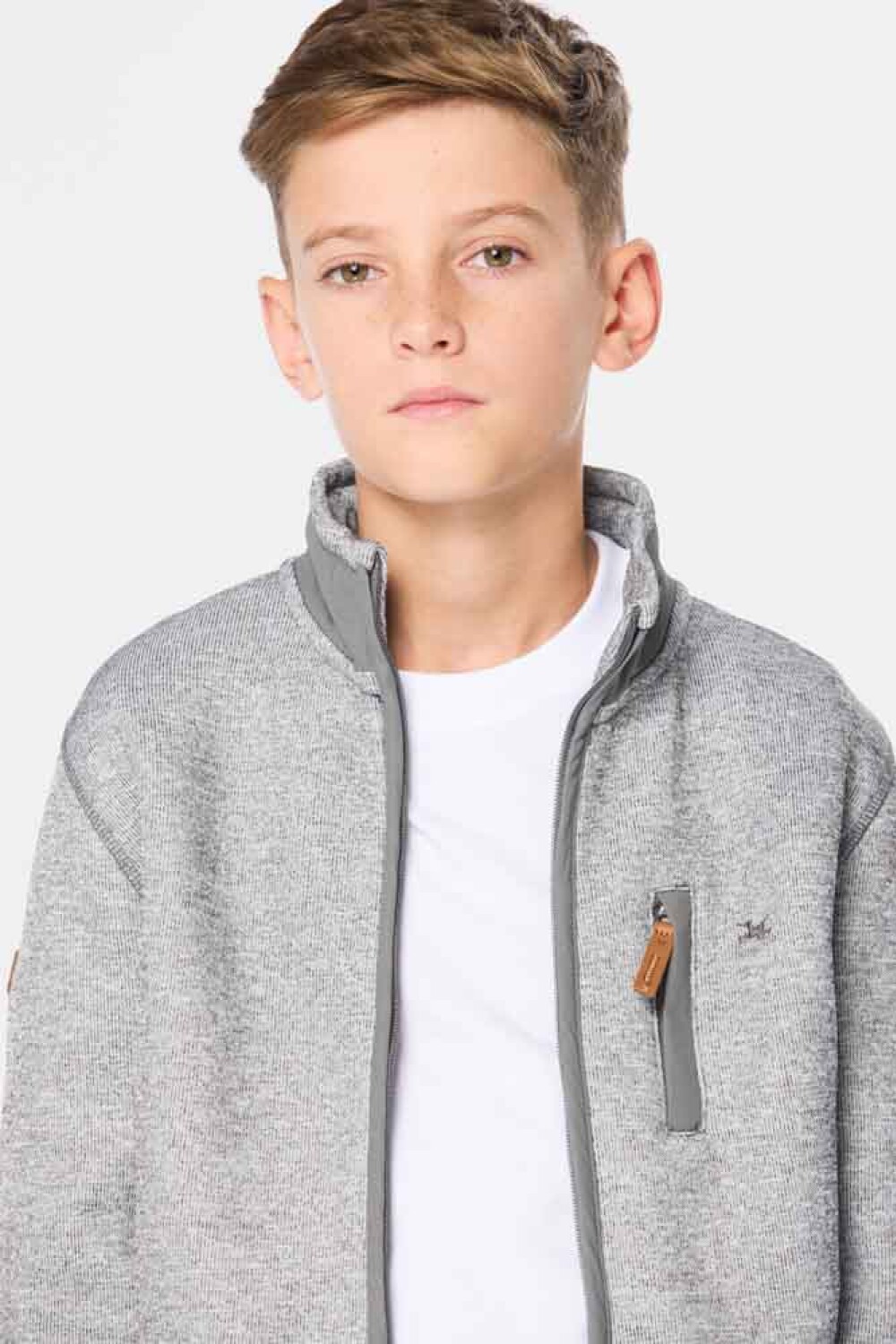 CAMPERA FELPA ESPECIAL Gris