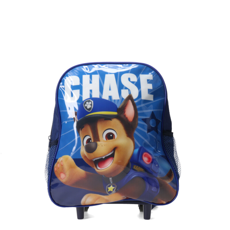 Mochila Paw Patrol CHASE c/Carro Azul Marino